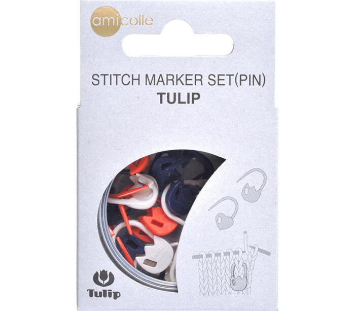 Tulip Stitch Markers Tulip Shaped White
