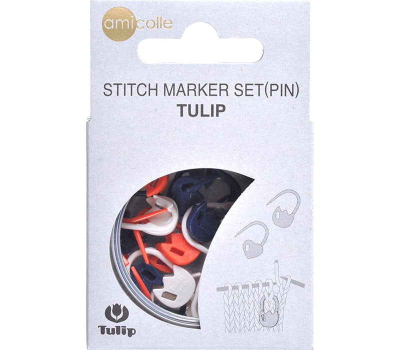 Tulip Knitting Needle Point Protectors Tulip Shape White - Large 2 Count