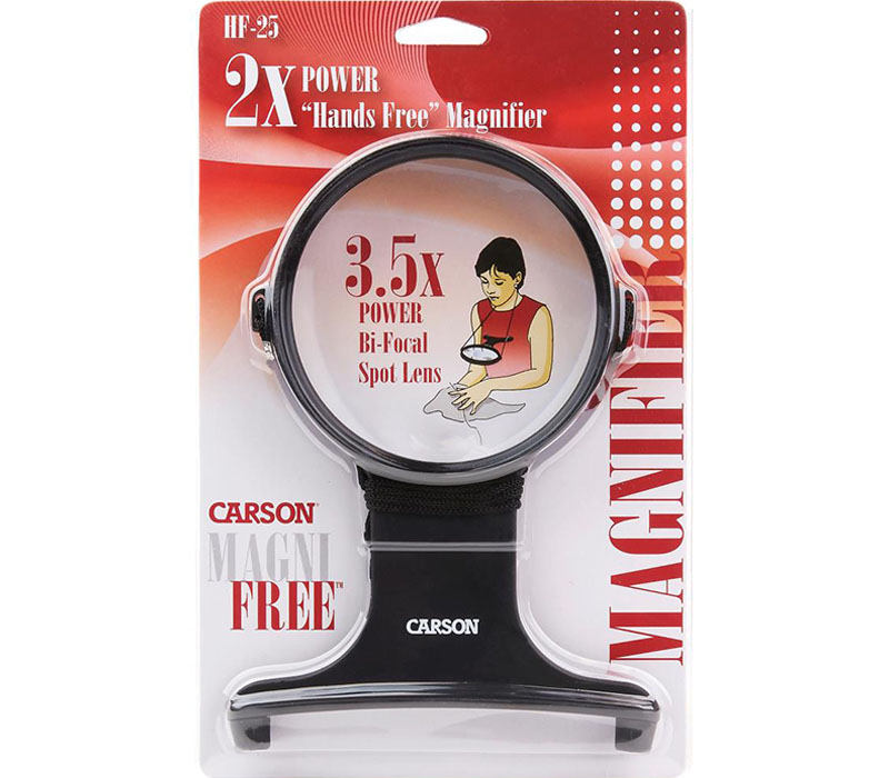 MagniFree Hands-Free Magnifier with Adjustable Neck Cord