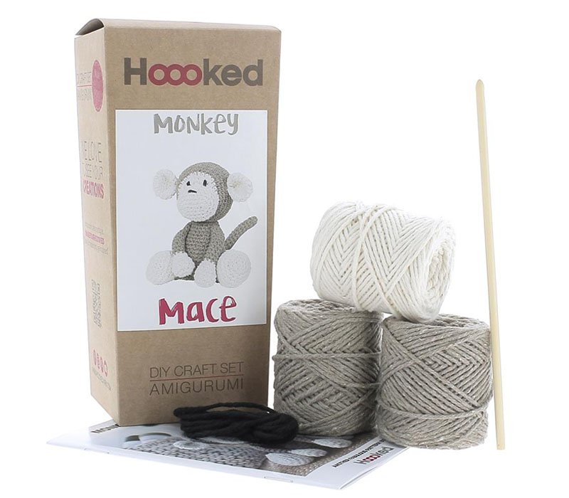 Mace the Monkey Amigurumi Crochet Kit