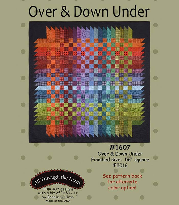 Over & Down Under Quilt Pattern by All Through the Night