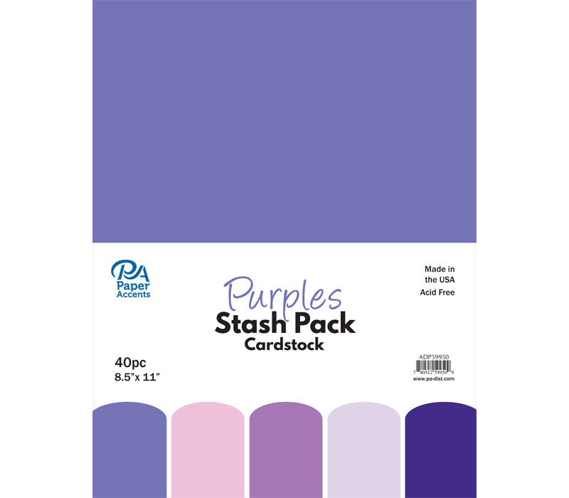 PA Paper Accents Stash Pack - 8-1/2-inch x 11-inch - 40 Piece - Summer