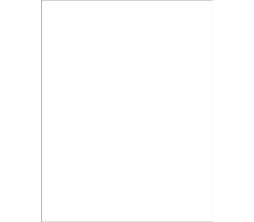 Self Adhesive Paper 8-1/2-inch x 11-inch 25 Piece Pack White