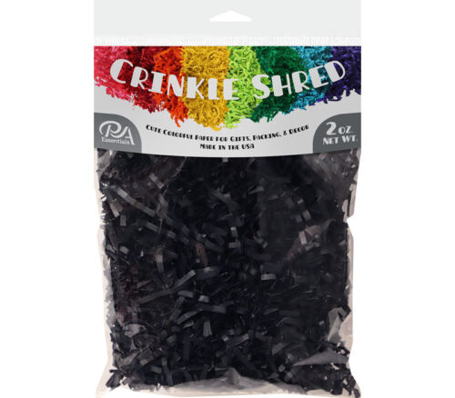 PA Essentials - Crinkle Shred Bag 2-ounce Black