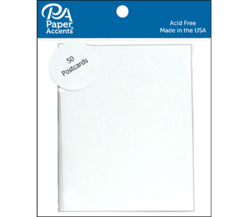 Post Cards 4-1/4-inch x 5-1/2-inch Blank 50 piece White