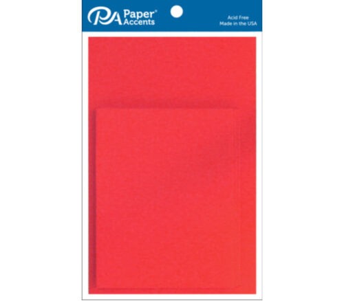 Card and Envelope 4-1/4-inch x 5-1/2-inch 10 Piece Red