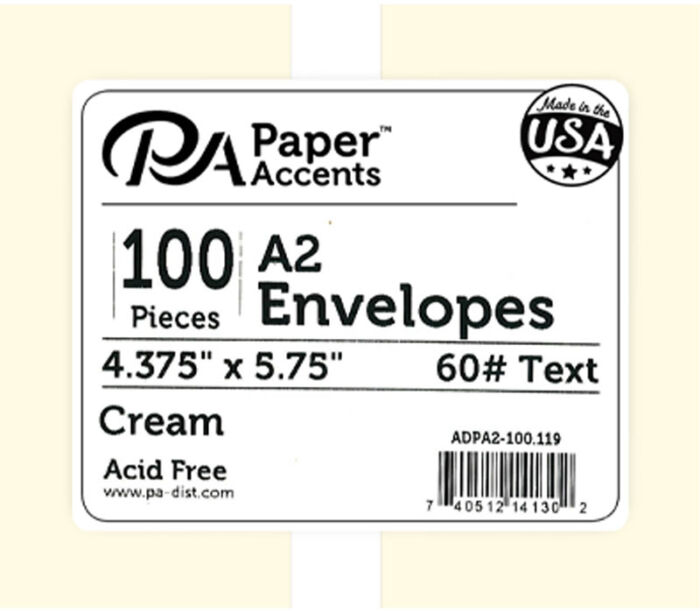 Envelopeelope 4-3/8-inch x 5-3/4-inch 100 Piece Cream