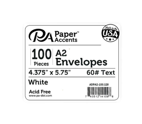 Envelopeelope 4-3/8-inch x 5-3/4-inch 100 Piece White