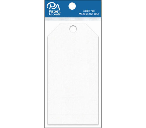Craft Tags 2-1/2-inch x 5-1/4-inch 25 Piece White