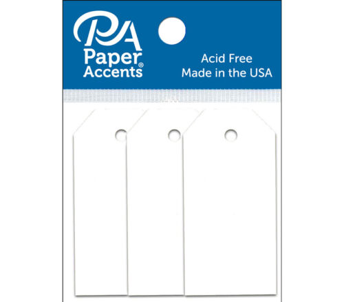 Craft Tags 7/8-inch x 1-3/4-inch 25 Piece White