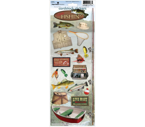 Cardstock Sticker - Gone Fishing