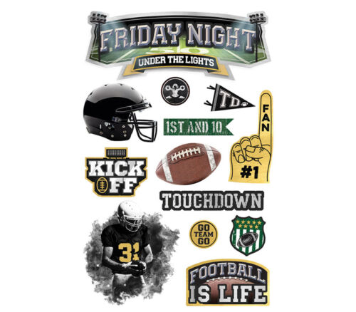 3D Stickers - Friday Night Under the Lights