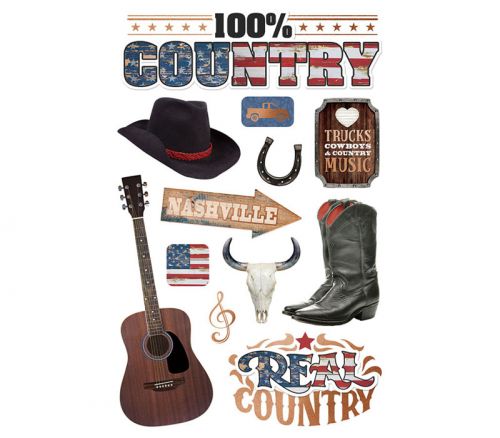 3D Stickers - Country
