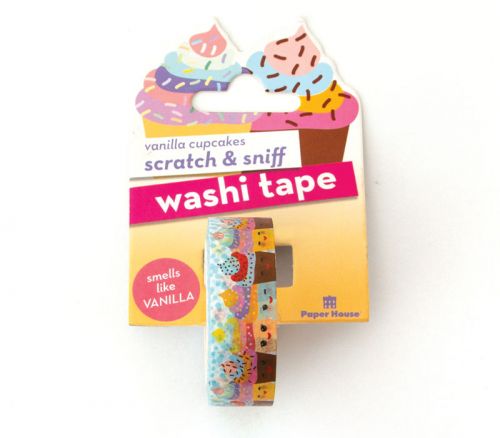 Scratch and Sniff Washi Tape Set - Vanilla Cupcakes