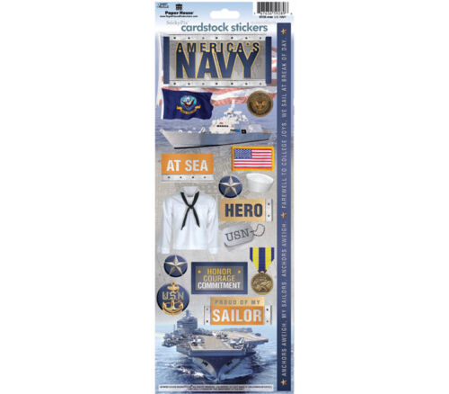 Cardstock Sticker - United States Navy