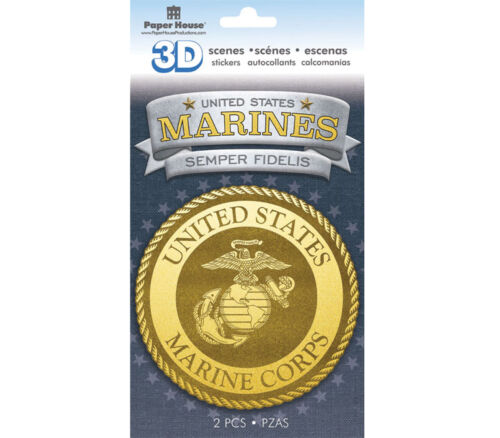 3D Stickers - U.S. Marines Emblem
