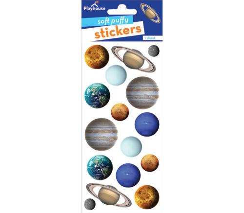 Puffy Stickers - Planets -Space