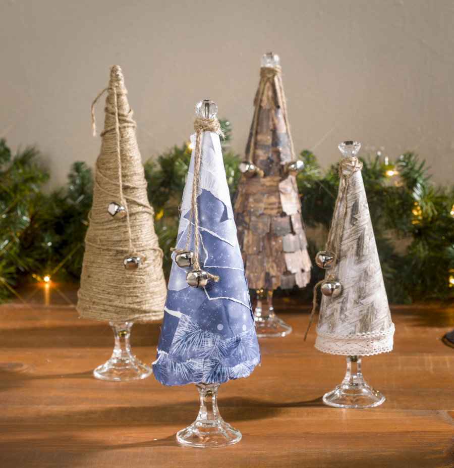 Darice paper mache craft paper cones Bobunny sleigh ride
