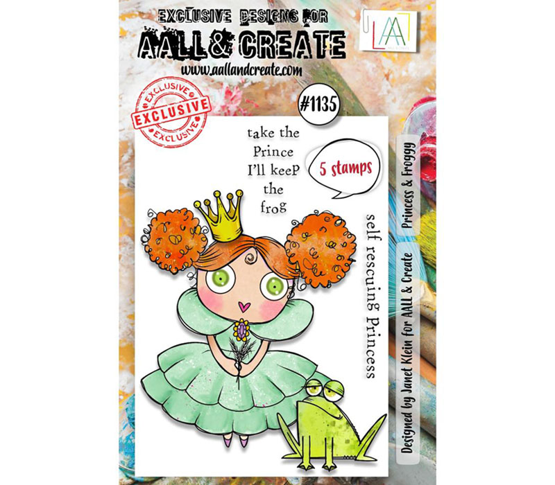 AALL and Create Stamp - Princess and Froggy