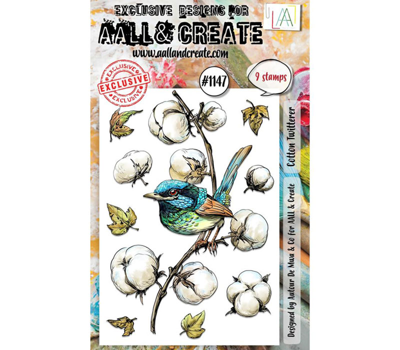 AALL and Create Stamp - Cotton Twitterer