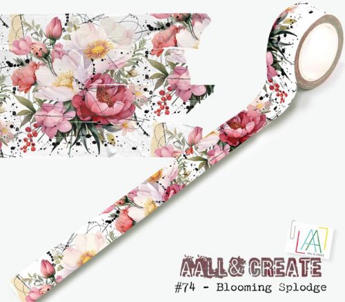 AALL and Create Washi Tape - Blooming Splodge