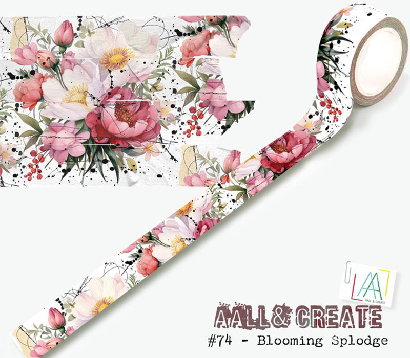 AALL and Create Washi Tape - Blooming Splodge