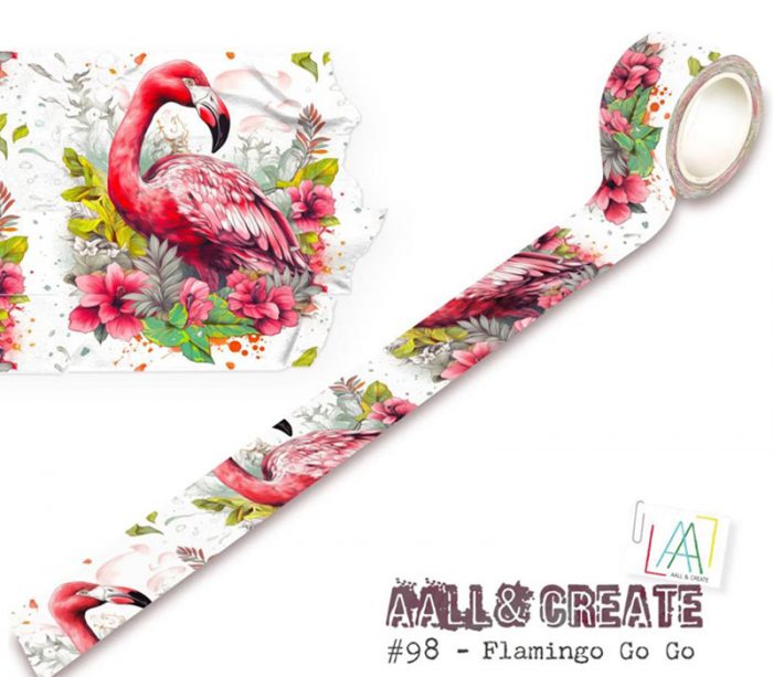 AALL and Create Washi Tape - Flamingo Go Go