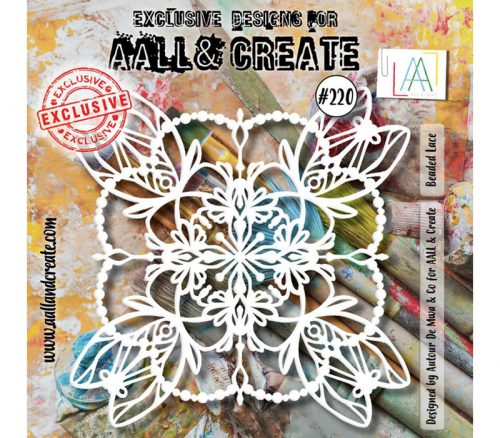 AALL and Create Stencil - Beaded Lace