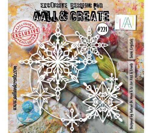 AALL and Create Stencil - Snow Crystals