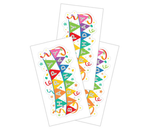 Paper House Stickers - Happy Birthday Banners