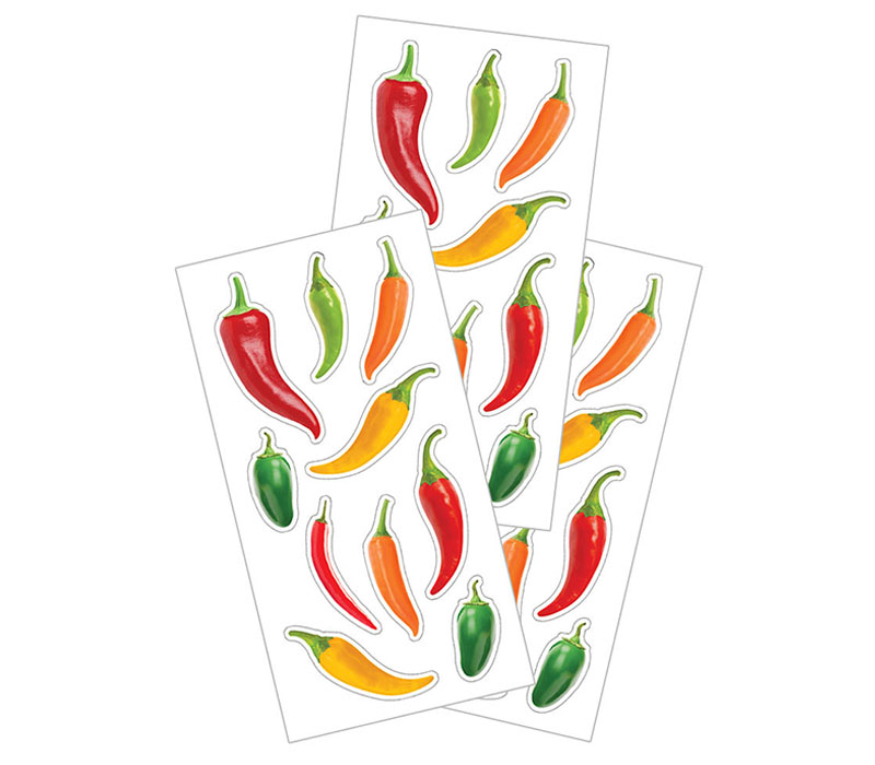 Paper House Stickers - Hot Peppers