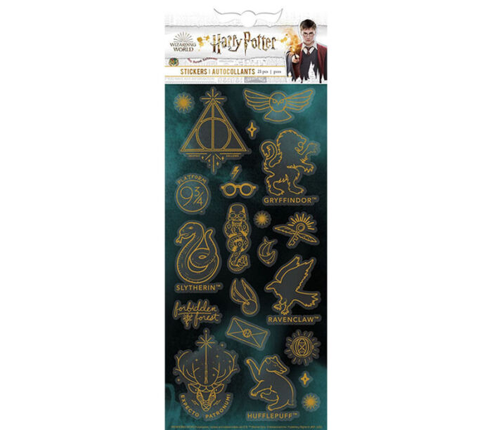 Paper House Faux Enamel Stickers - Harry Potter Signs and Symbols