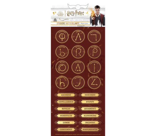 Paper House Faux Enamel Stickers - Harry Potter Spells and Charms