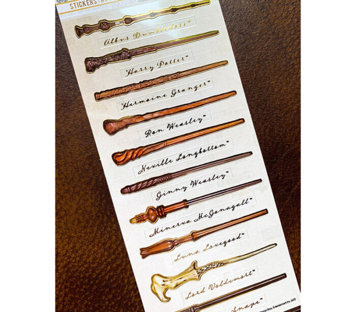 Paper House Faux Enamel Stickers - Harry Potter Wands