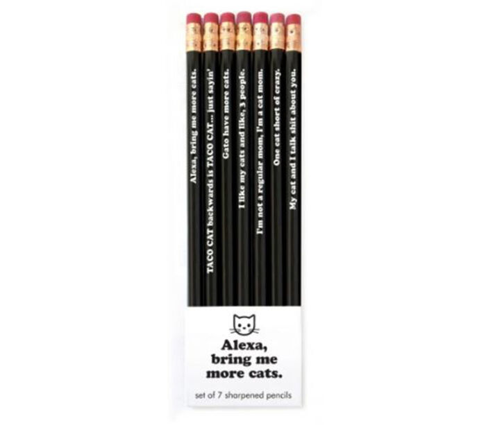 Pencil Set - Alexa Bring Me More Cats - 7 Piece