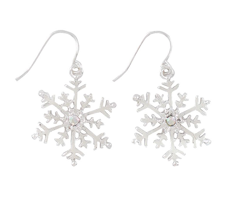Silver Snowfalkes Earrings