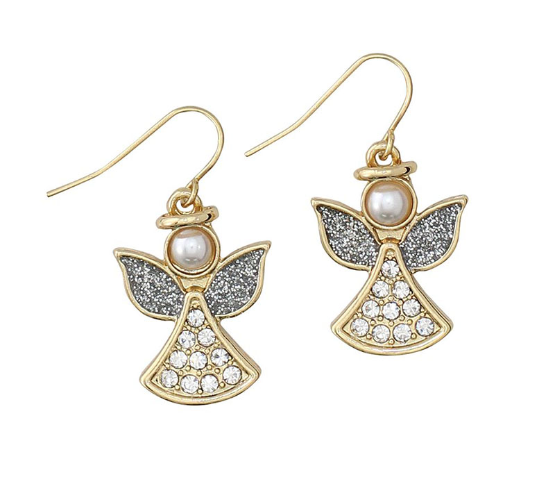 Angels with Pearls Earrings