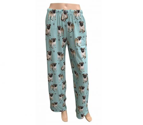 Pajama Bottoms - Medium - Pug
