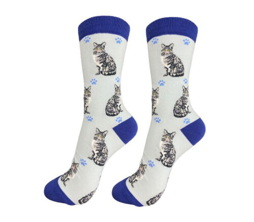 Socks - Cat Silver