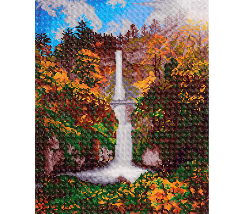 Diamond Art Multnomah Falls - 16-inch x 20-inch