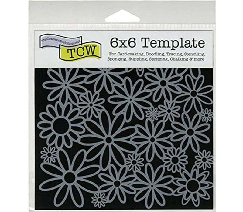 The Crafters Workshop Stencil - Daisy Cluster