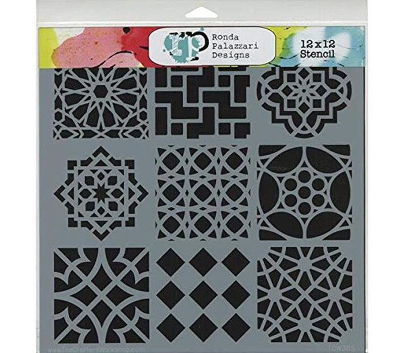 The Crafters Workshop Stencil - Moroccan Tiles