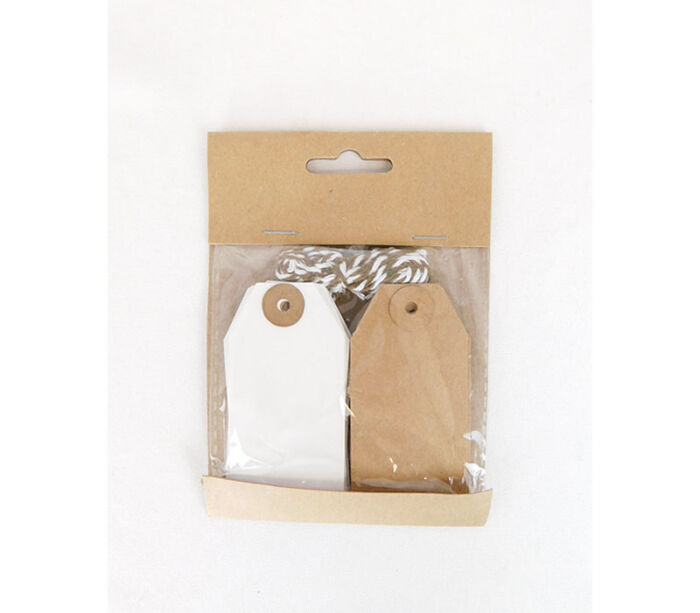 Tags with Jute - 20 Piece