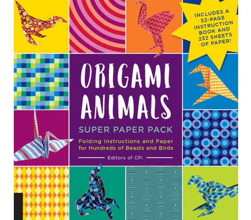Origami Animals Super Paper Pack