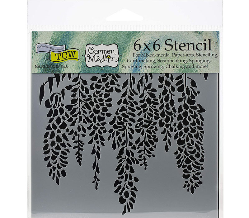 The Crafters Workshop Stencil - Wisteria