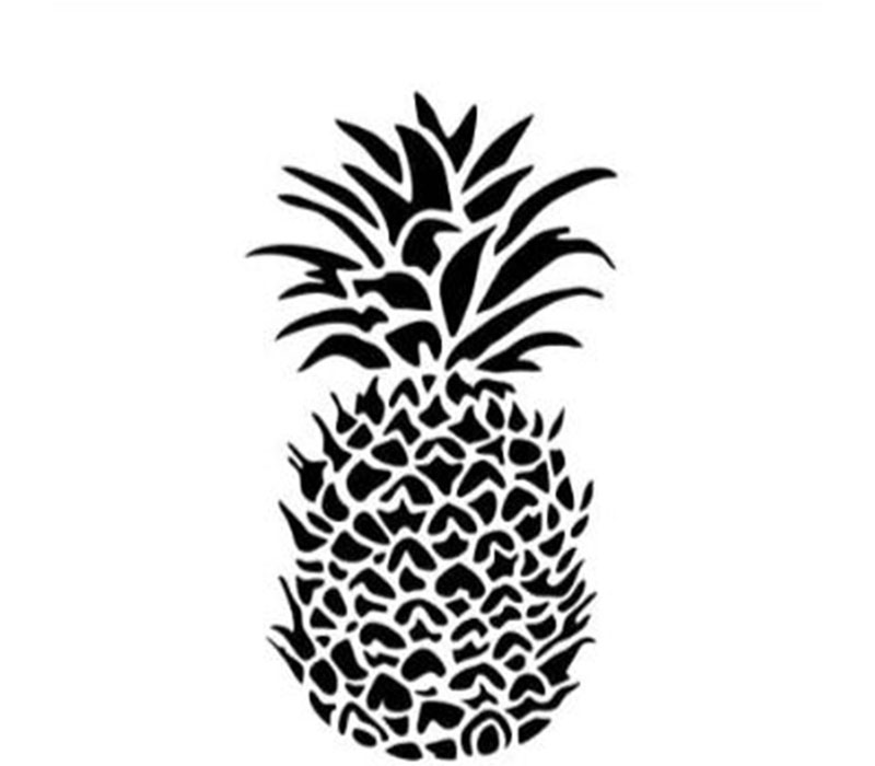 The Crafters Workshop Stencil - Pineapple