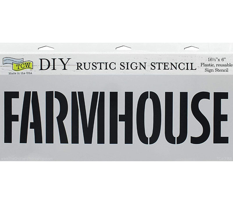 The Crafters Workshop Stencil - Farmhouse