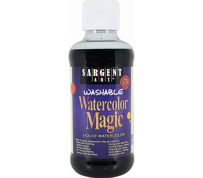 Sargents Watercolor Liquid Magic - 8 oz. - Black