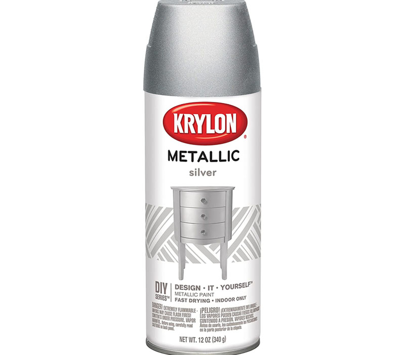 Krylon Spray Paint - Brilliant Metallic Silver