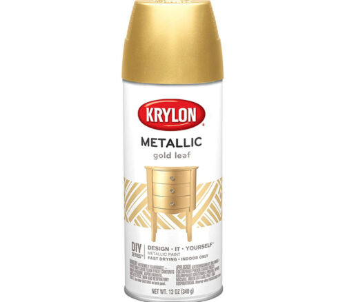 Krylon Spray Paint - Brilliant Metallic Gold Leaf
